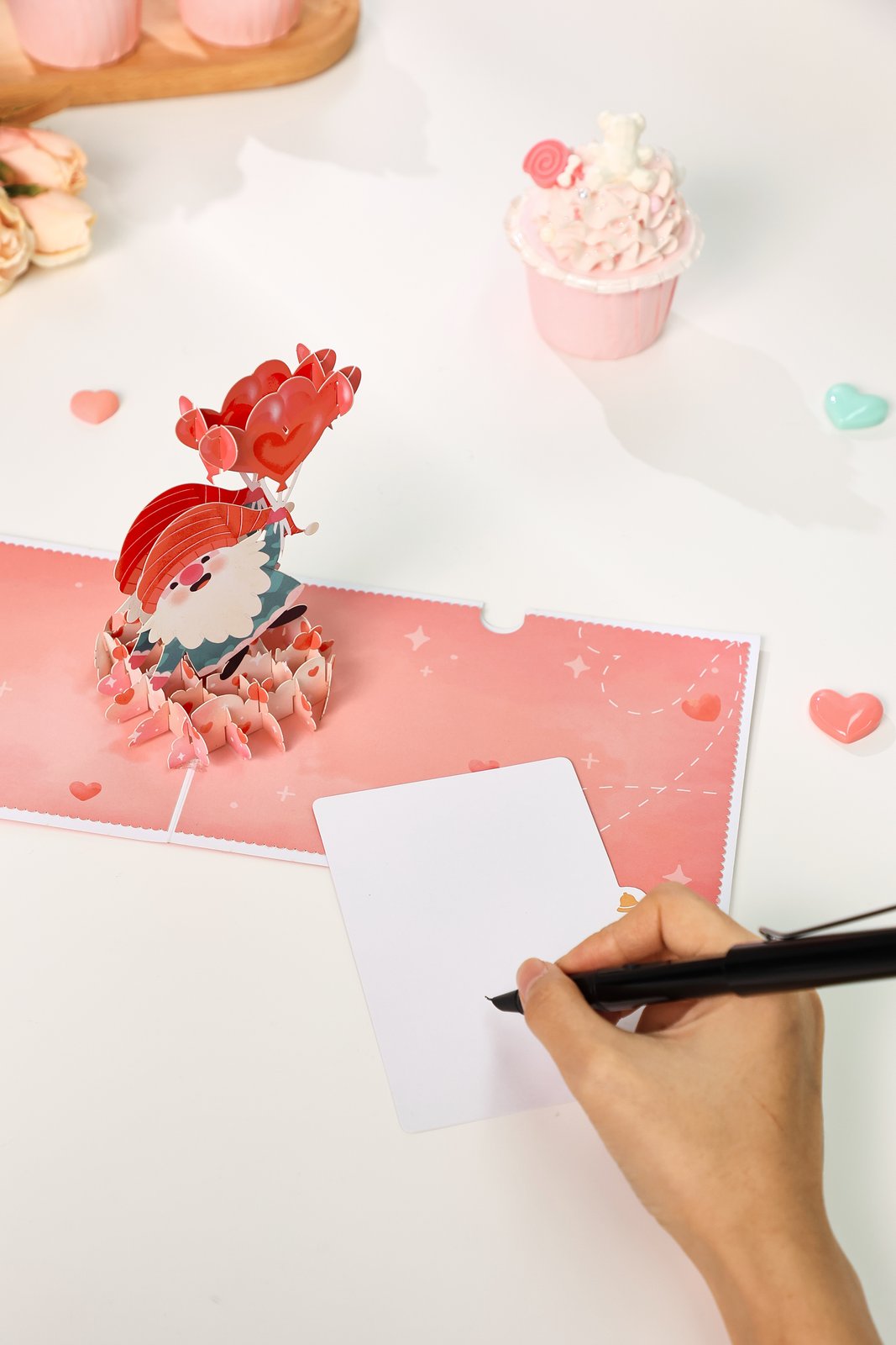 Heart Gnome 3D Pop Up Card