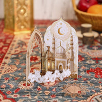 Eid Mubarak Open Door Lantern 3D Pop Up Card