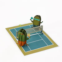 Pickleball Pickle 3D Pop Up Card