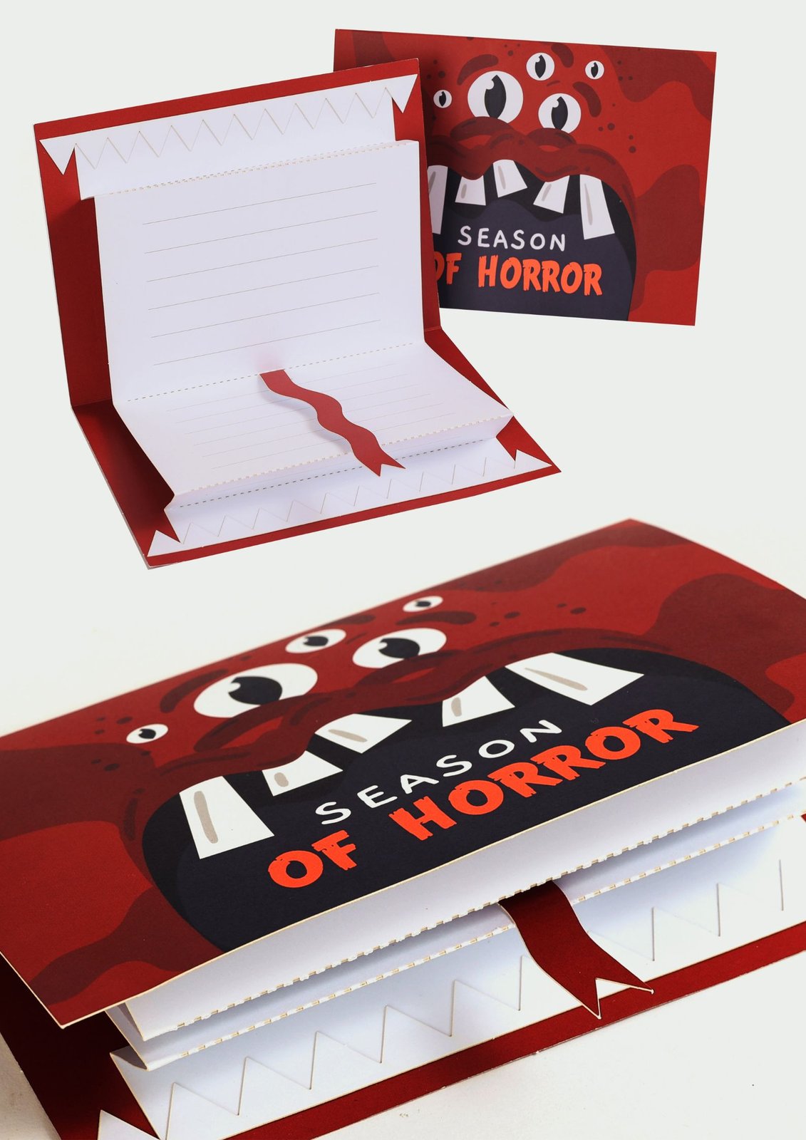 Monster Book 3D Pop Up Card