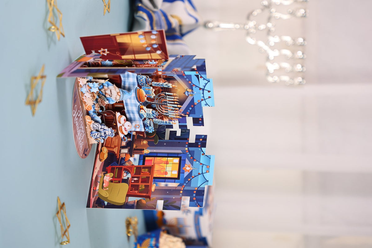 Hanukkah Open Door Card