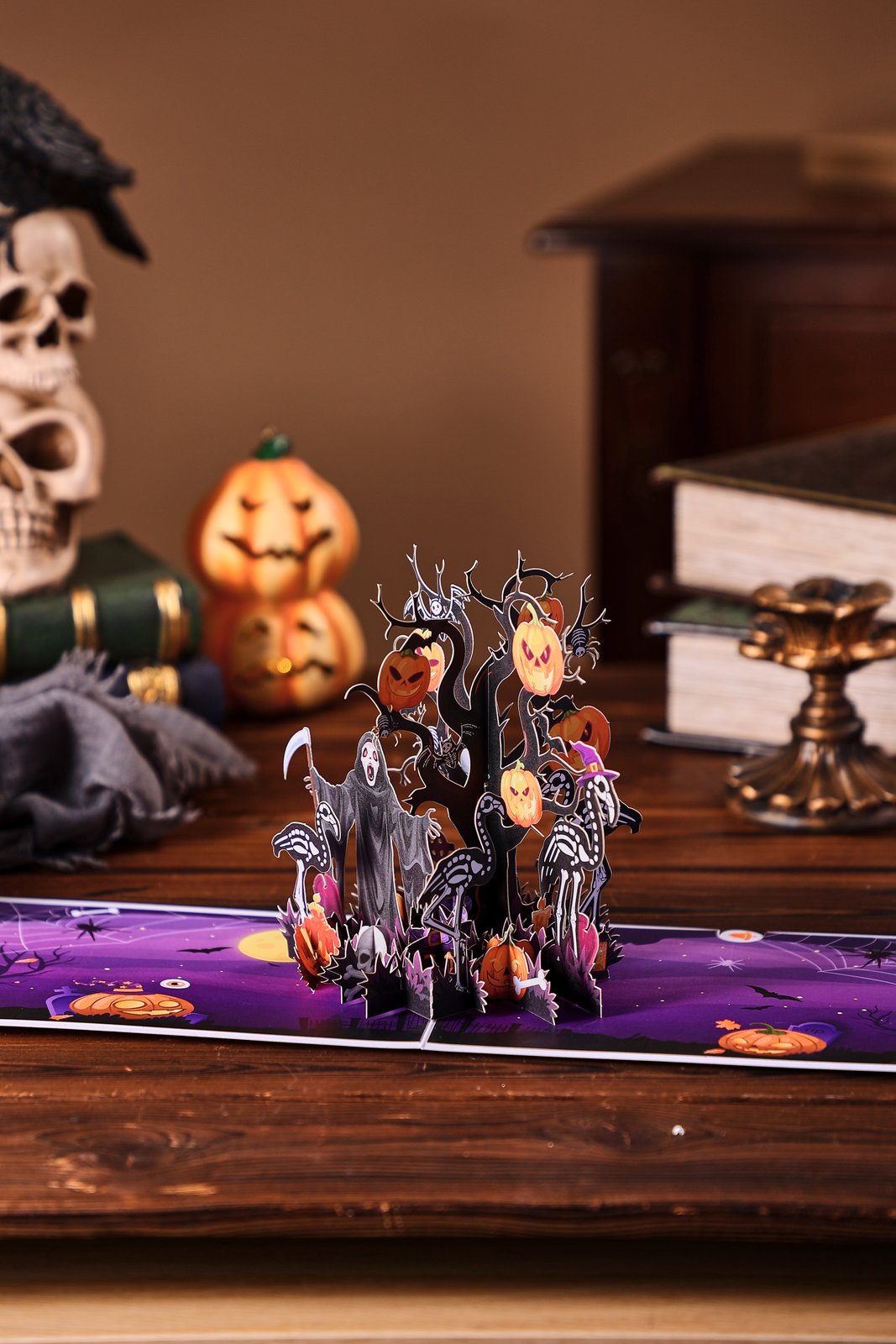 Grim Reaper Halloween Greeting Card