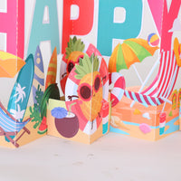 Summer Happy Slim Card