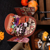 Magic Kitten Double Door 3D Pop Up Card