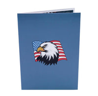 Bald Eagle 3D Pop Up Card