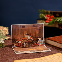 Magic Large Great Hall 3D Pop Up Card