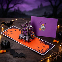Halloween Castle 3D Pop Up Card