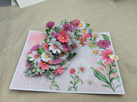 Pink Daisy Greeting Card