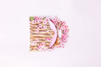 Cherry Blossom Bear Double Door Card