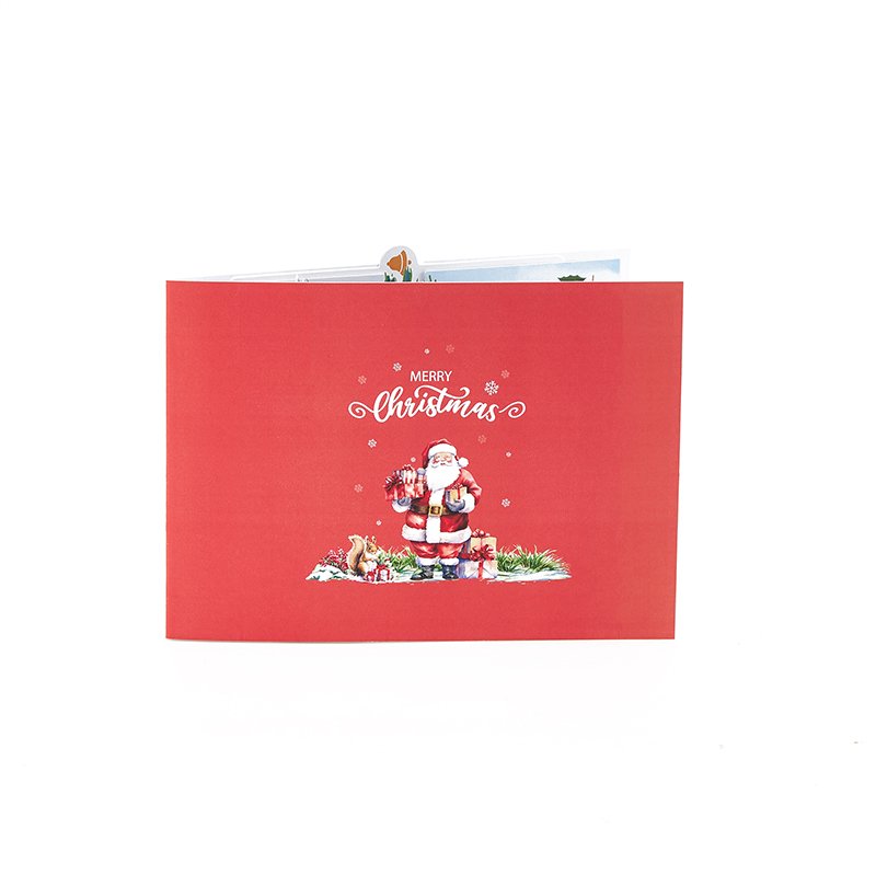 Christmas Santa Claus Jungle Greeting Card