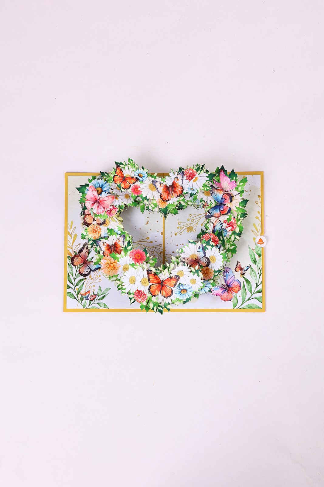 Heart Butterfly Greeting Card