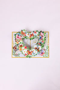 Heart Butterfly Greeting Card