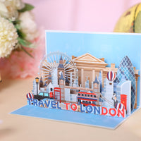 London City 90° 3D Pop Up Card