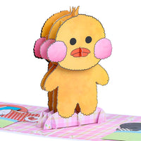 Rubber Duck 3D Pop Up Card