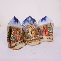 Christmas Jesus Double Door Pop Up Card