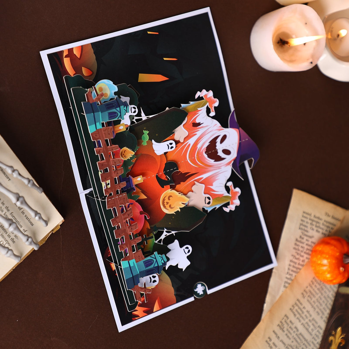 Halloween Ghost Greeting Card