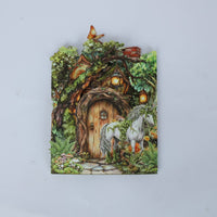Dreamy Forest Double Door Card