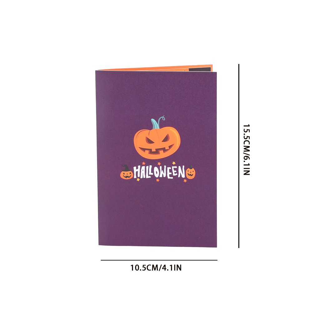 Halloween 90° 3D Pop Up Card