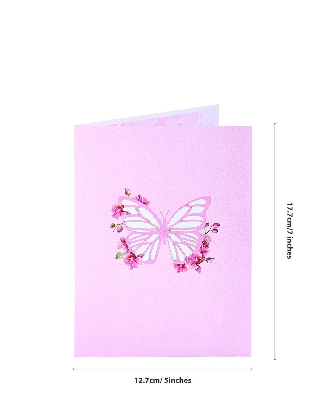 Orchid Wings 3D Pop Up Card