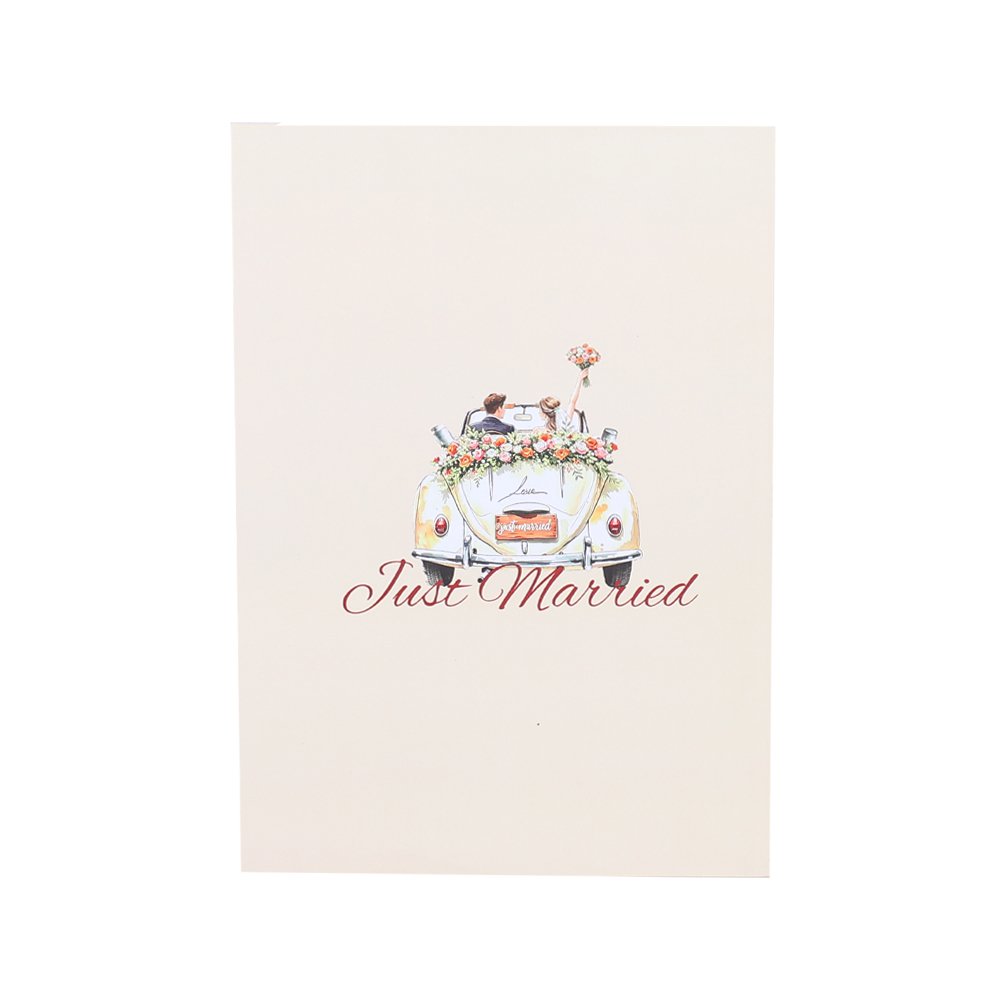 Wedding Car Pop Up Card