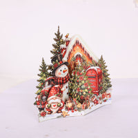 Christmas Gnome Snowman Ornament