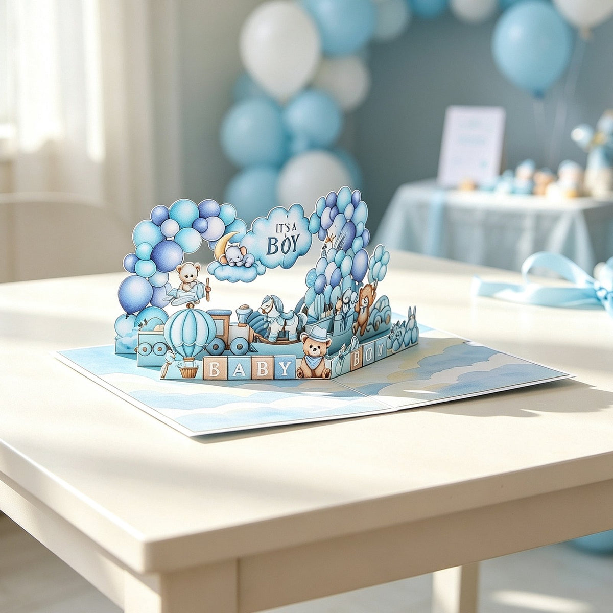 Boy 3D Pop Up Card