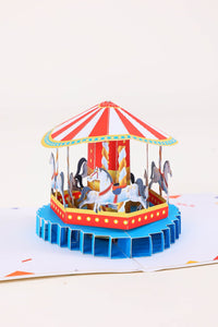 Carousel 3D Pop Up Card