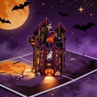 Halloween Castle 3D Pop Up Card