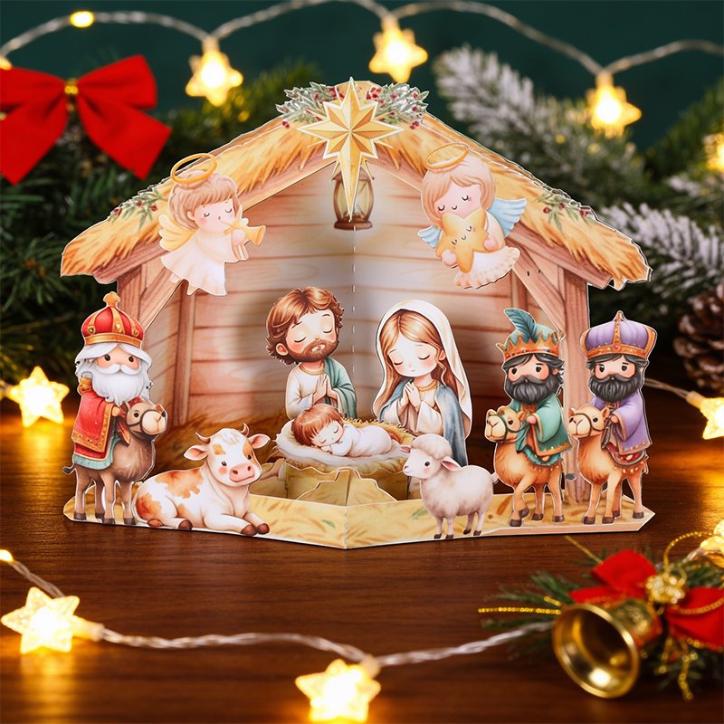 Cartoon Jesus Ornament