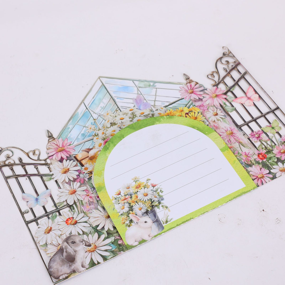 Flower Trellis Gazebo 3D Pop Up Card