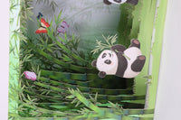 Panda Bamboo Grove 3D Pop Up Card
