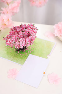 Cherry Blossom Tree 3D Pop Up Card
