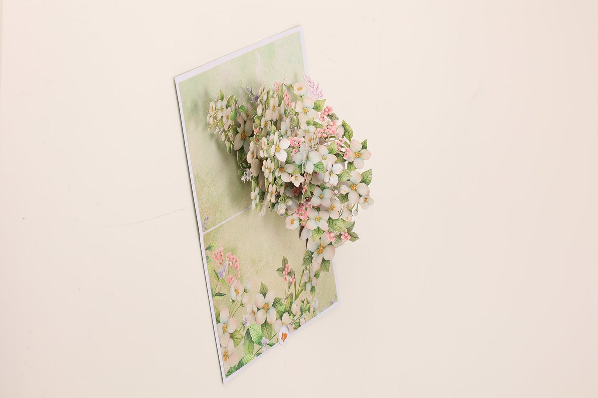 Pear Blossom Tree 3D Pop Up Card