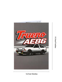 AE86 Sports Car Flip Pop Up Card