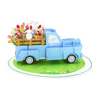 Easter Truck 3D Pop Up Card