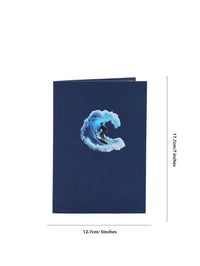Seaside Surfing 3D Pop Up Card
