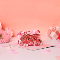 Valentine's Day Happy Heart 3D Pop Up Card