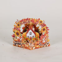Autumn Forest Cityscape Greeting Card