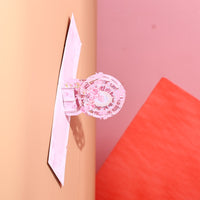 Pink Rose Ferris Wheel Pop Up Card
