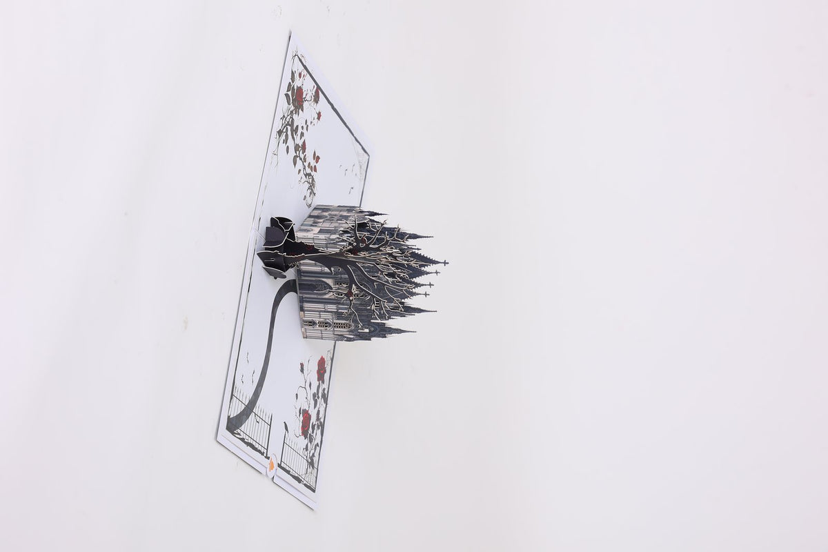 Gothic Architecture 3D Pop Up Card