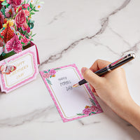 High Quality Mixed Floral 3D Pop-Up Greeting Card – Butterfly & Flower Design