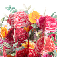 High Quality Mixed Floral 3D Pop-Up Greeting Card – Butterfly & Flower Design