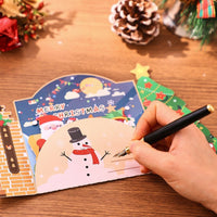 Christmas Triple Door Greeting Card