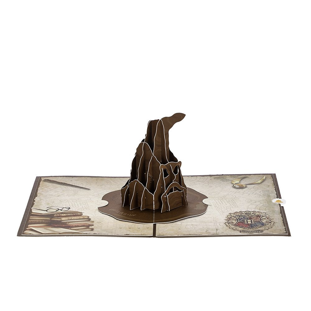 Wizard Hat Kraft Flip Pop Up Card