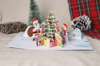 Christmas LED Light Christmas Tree Pop Up Card