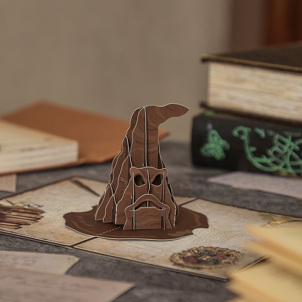Wizard Hat Kraft Flip Pop Up Card