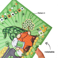 St. Patrick's Day Gnome Flip Pop Up Card