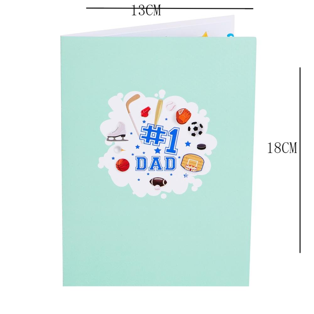 Happy Father's Day Pop-Up Card （Sports）