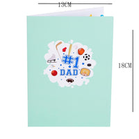 Happy Father's Day Pop-Up Card （Sports）