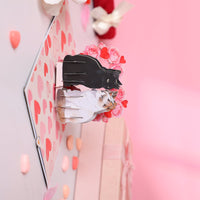 Valentine's Day Black Cat Heart 3D Pop Up Card